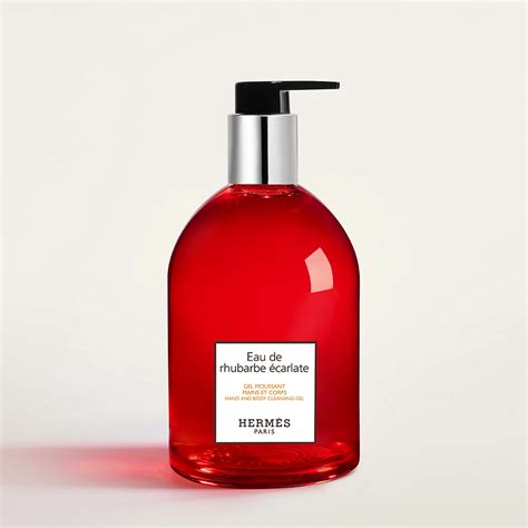 hermes eau rhubarbe|Eau de rhubarbe écarlate Schaumgel für Hände und Körper .